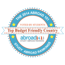 Abroad101 Study Abroad Rankings Winner